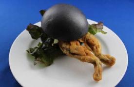  日本咖啡馆制作青蛙汉堡 奇葩造型引人注目(图) 