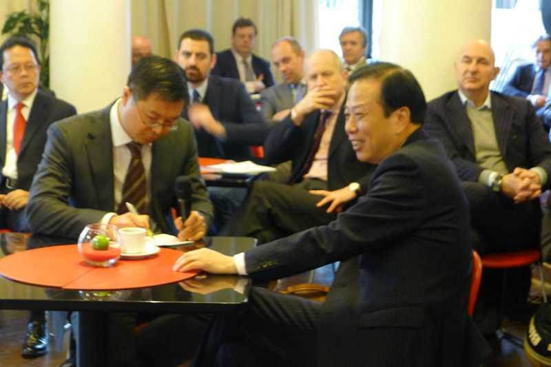 驻意大利大使李瑞宇出席“丝绸咖啡”活动