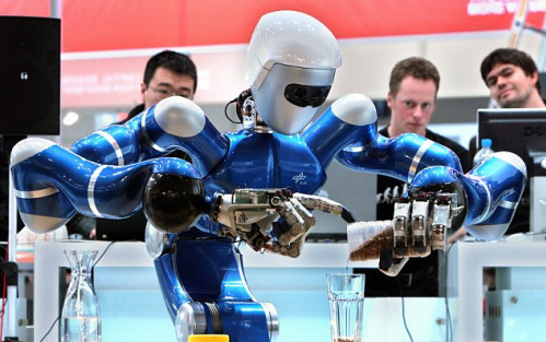 机器人冲咖啡