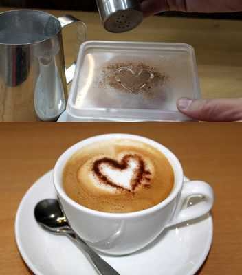 咖啡拉花 筛网图形法