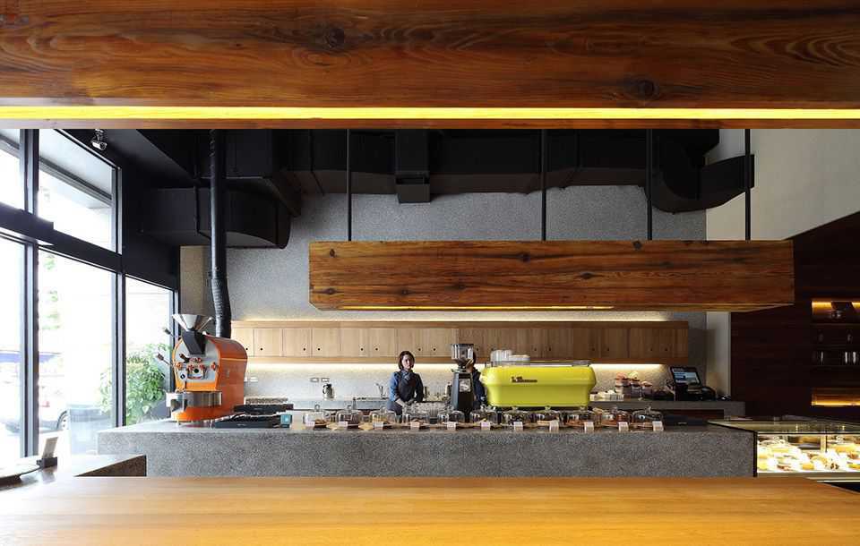 他们用石子和木料在台北做了个咖啡馆，内敛又静谧6