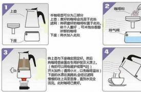 摩卡壶做咖啡图解