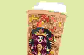 美艺术家星巴克咖啡纸杯上绘精美卡通画爆红网络