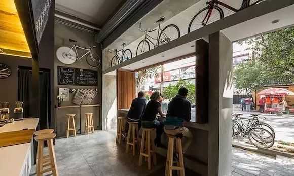 自行车咖啡馆
