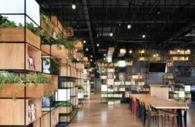 模块化绿色咖啡厅
