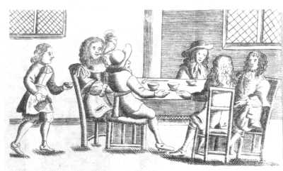 英国咖啡馆最早的绘画