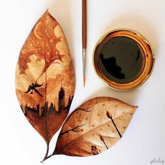 花一个下午茶的时间用咖啡画画 5