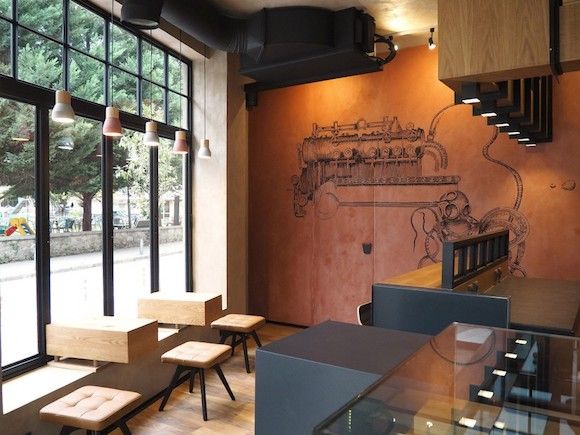 希腊这家咖啡厅的店铺空间可变大变小 6
