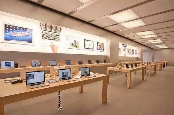 苹果体验店，继承了Apple Cafe的风格理念
