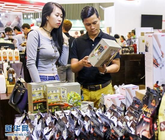 2017越南国际咖啡展销会在胡志明市举办 3