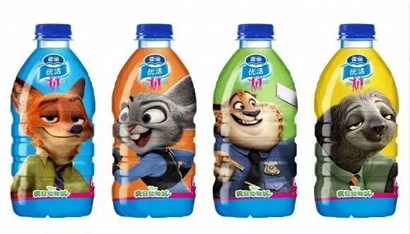 《疯狂动物城》包装的儿童水
