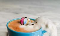 17岁女孩发明3D咖啡 造型惊艳不忍下嘴