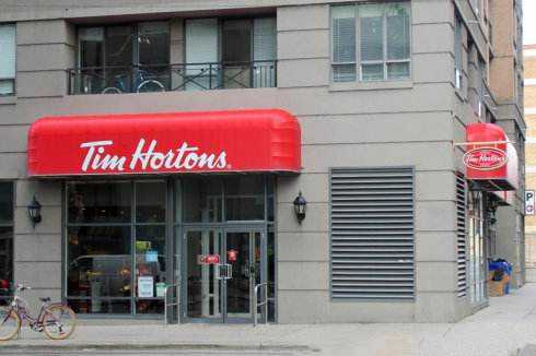 加拿大知名咖啡连锁店蒂姆·霍顿斯