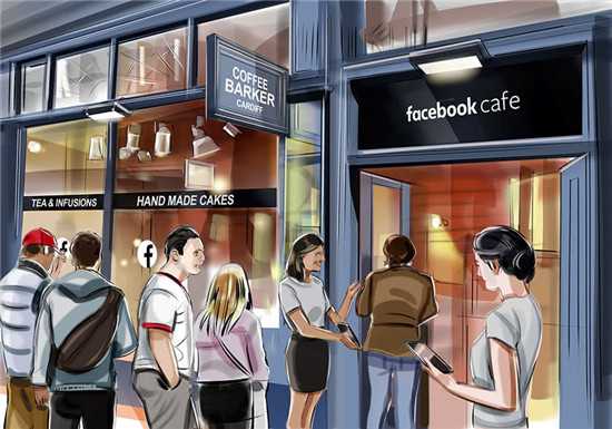 Facebook快闪咖啡店
