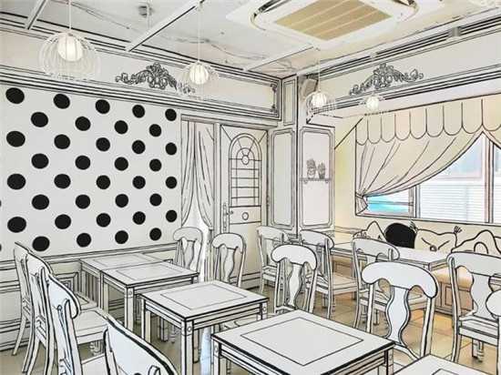 日本首家2D咖啡厅开张 仿佛走入二次元漫画4