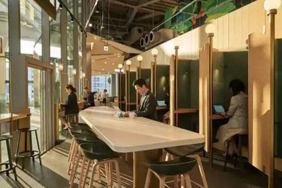 星巴克专为上班族所设计的办公咖啡厅——「SMART LOUNGE」概念店4
