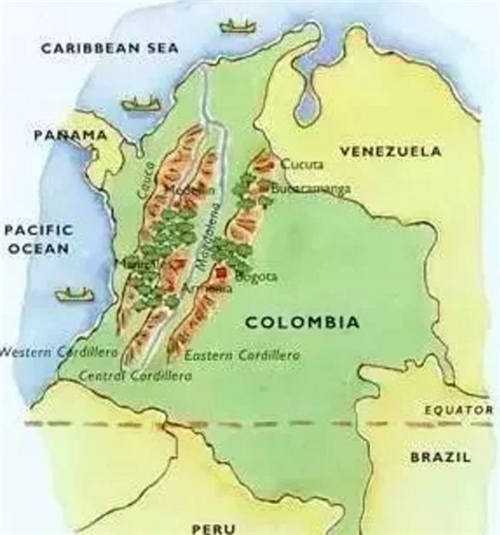 独特的地理环境造就哥伦比亚咖啡