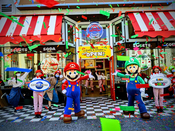 日本IGN参加环球影城马里奥咖啡店开业典礼