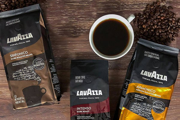 Lavazza的包装咖啡豆产品