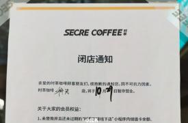 时萃咖啡官方发布公告：公司业务调整，全线停止营业